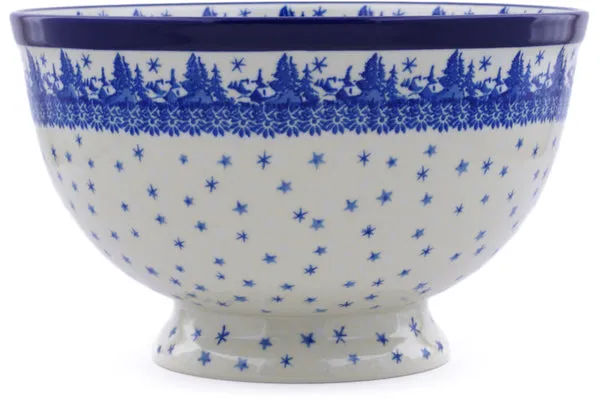 10" Bowl - Blue Winter