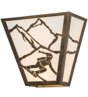 13"W Alpine Wall Sconce