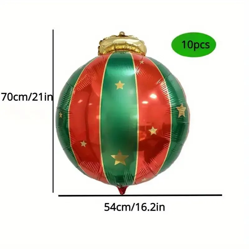 15-Pieces: Giant Shatterproof Christmas Hanging Ball Decorations