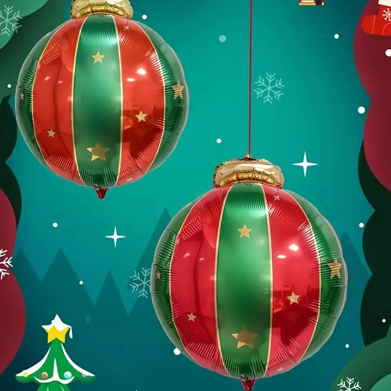 15-Pieces: Giant Shatterproof Christmas Hanging Ball Decorations