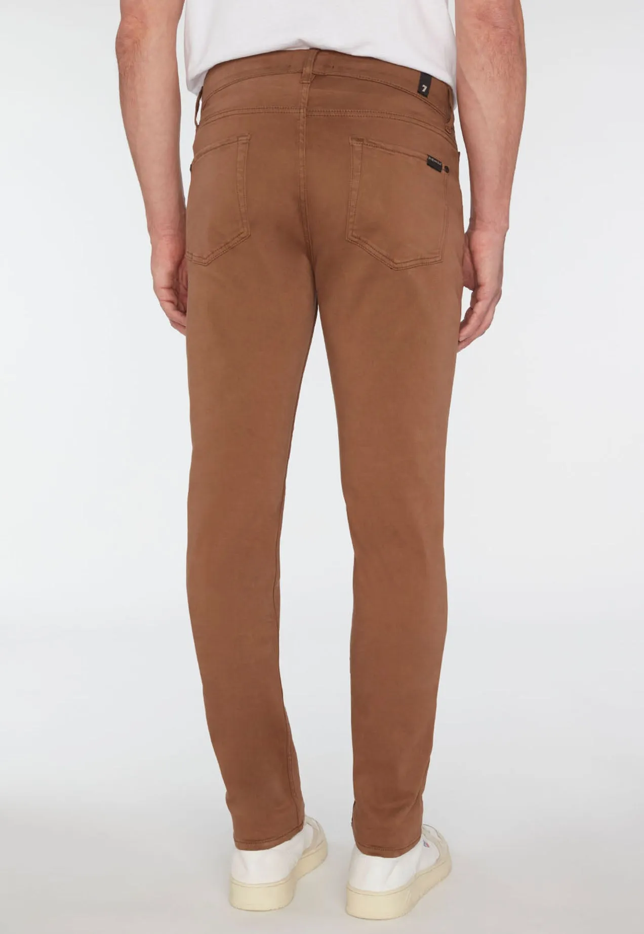 7 FOR ALL MANKIND - SLIMMY TAPERED Luxe Performance Plus Colour In Walnut JSMXV600WN