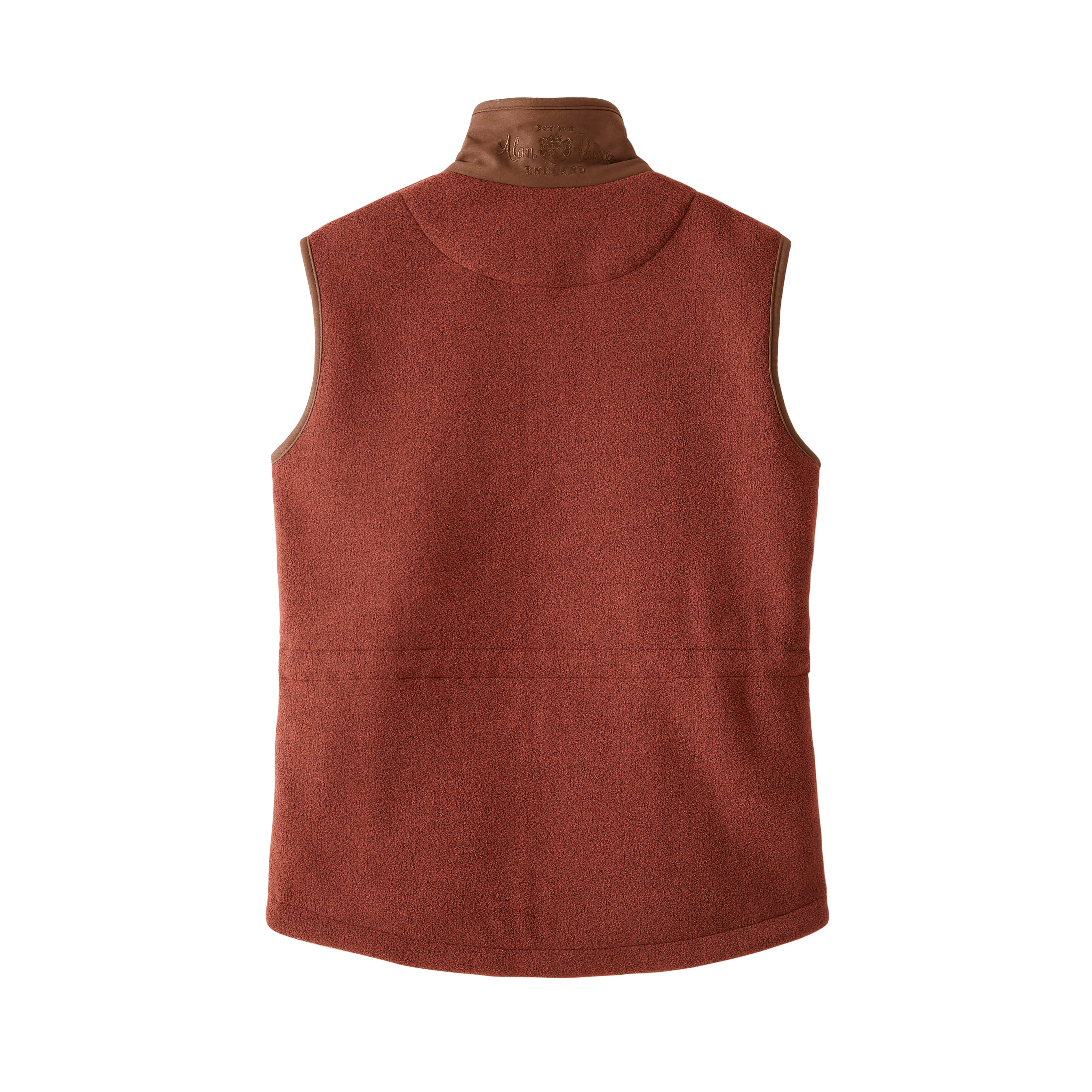 Alan Paine Rust Fleece Gilet