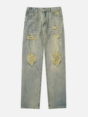 AlanBalen® - Distressed Washed Jeans