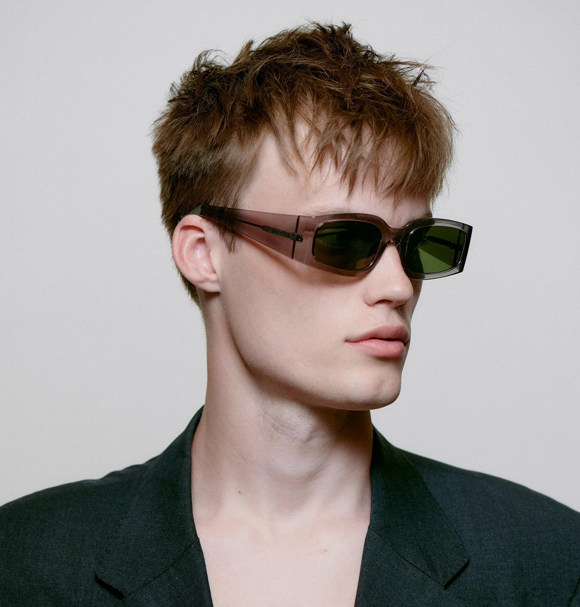 Alex Sunglasses - Grey Transparent