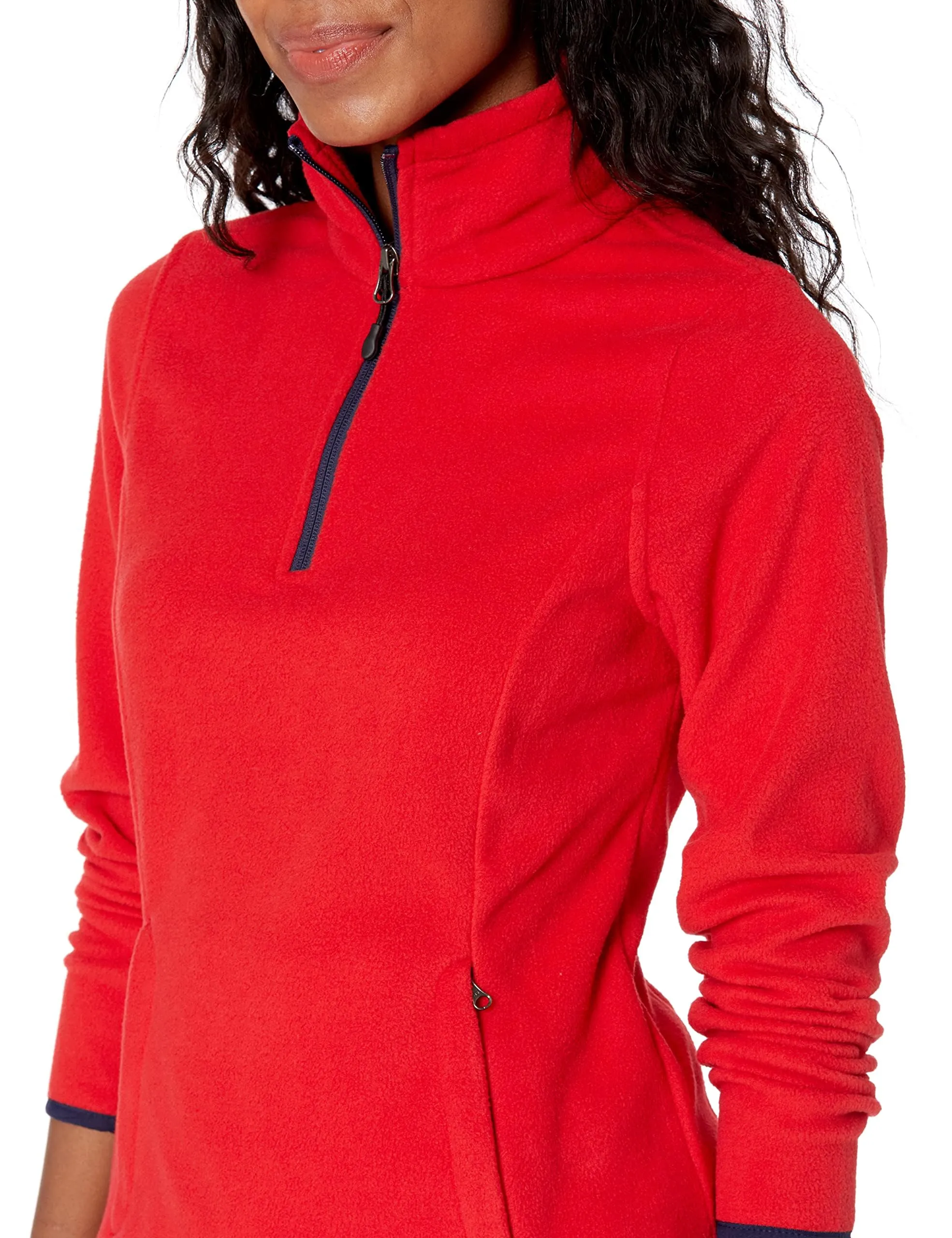 Amazon Essentials Women's Classic-Fit Long-Sleeve Quarter-Zip Polar Fleece Pullover Jacket -