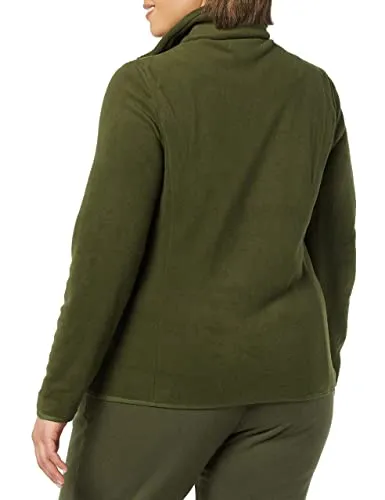 Amazon Essentials Women's Classic-Fit Long-Sleeve Quarter-Zip Polar Fleece Pullover Jacket -