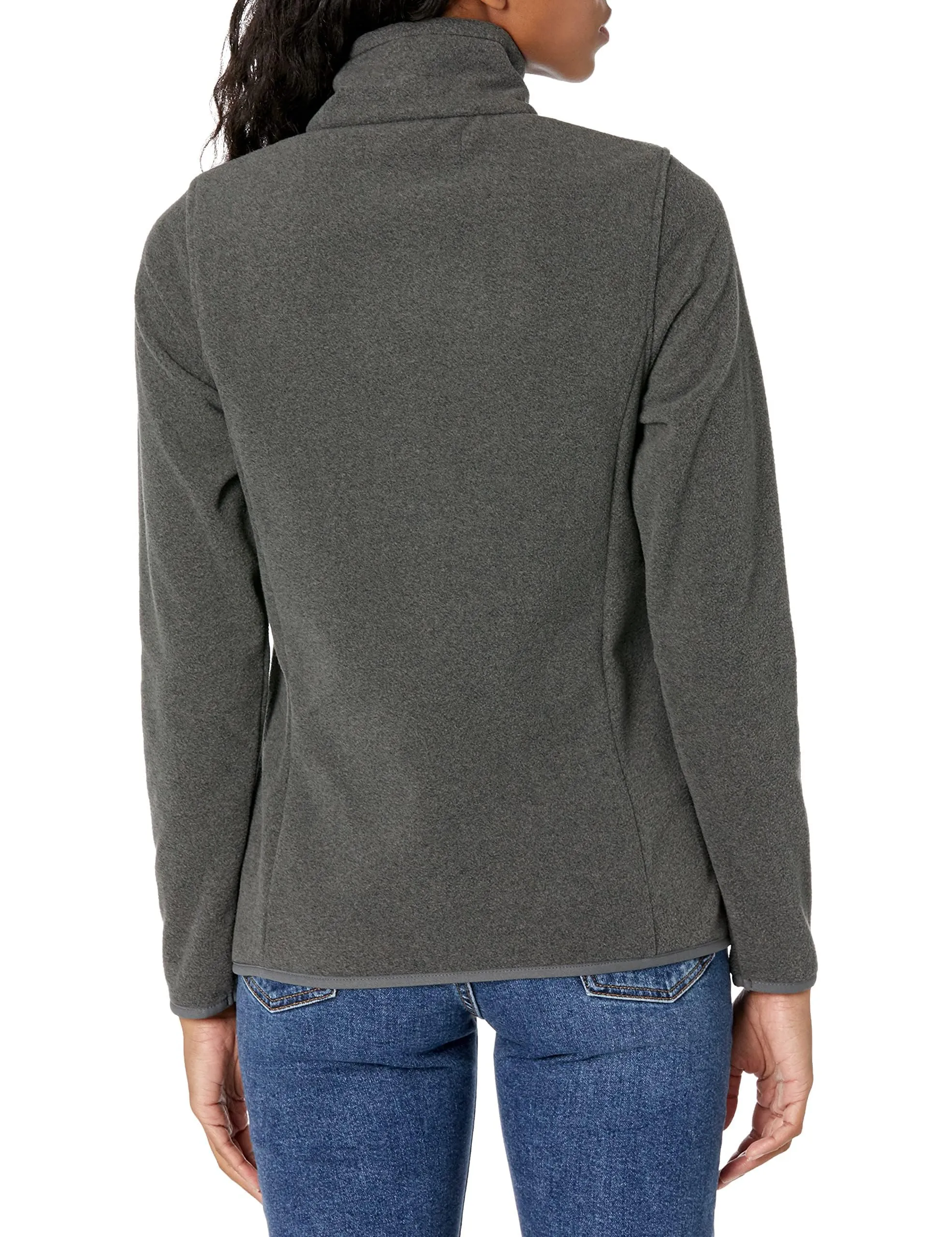 Amazon Essentials Women's Classic-Fit Long-Sleeve Quarter-Zip Polar Fleece Pullover Jacket -