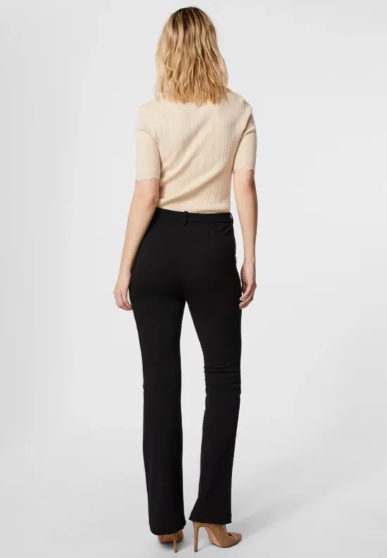 Amira Black Flared Trousers