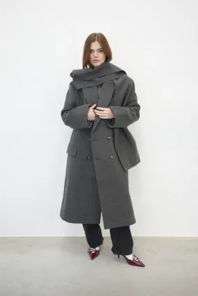 ANDES WOOL COAT IN GREY