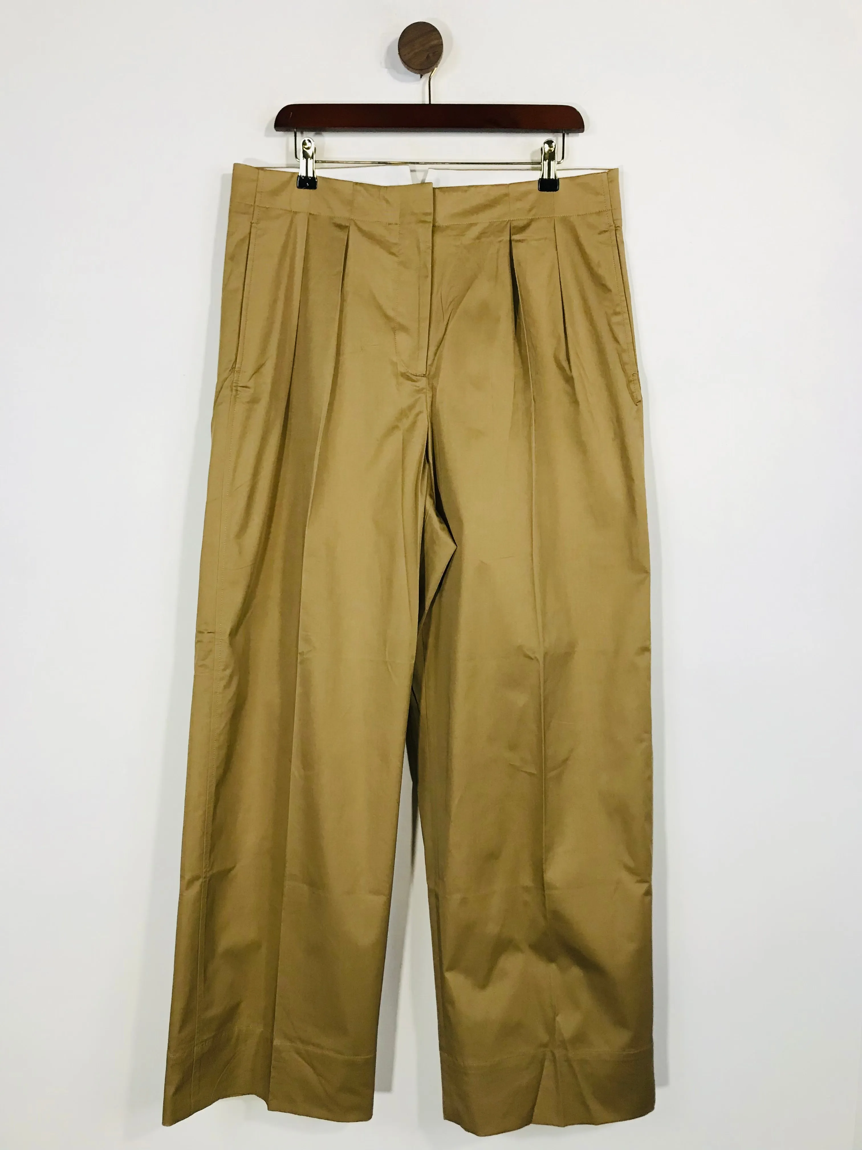 Arket Women's Wide Leg Chinos Trousers NWT | UK16 | Beige