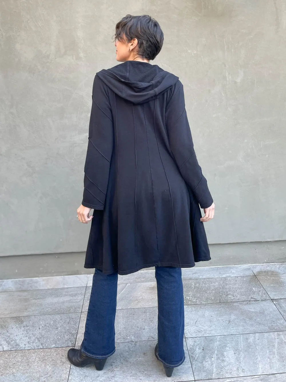 Bamboo Fleece Midi Jacket