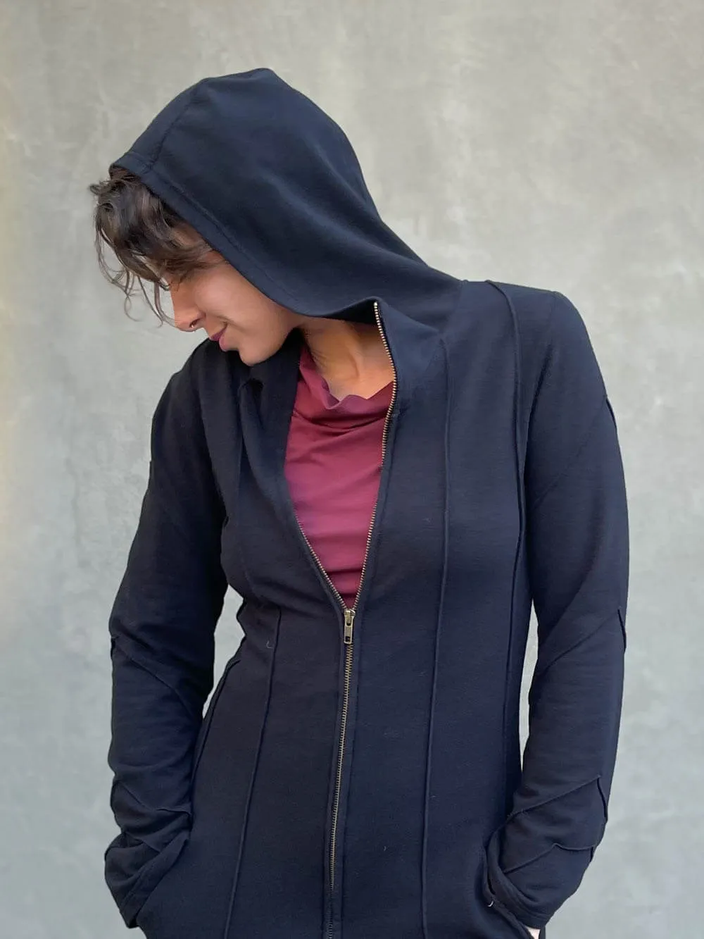 Bamboo Fleece Midi Jacket