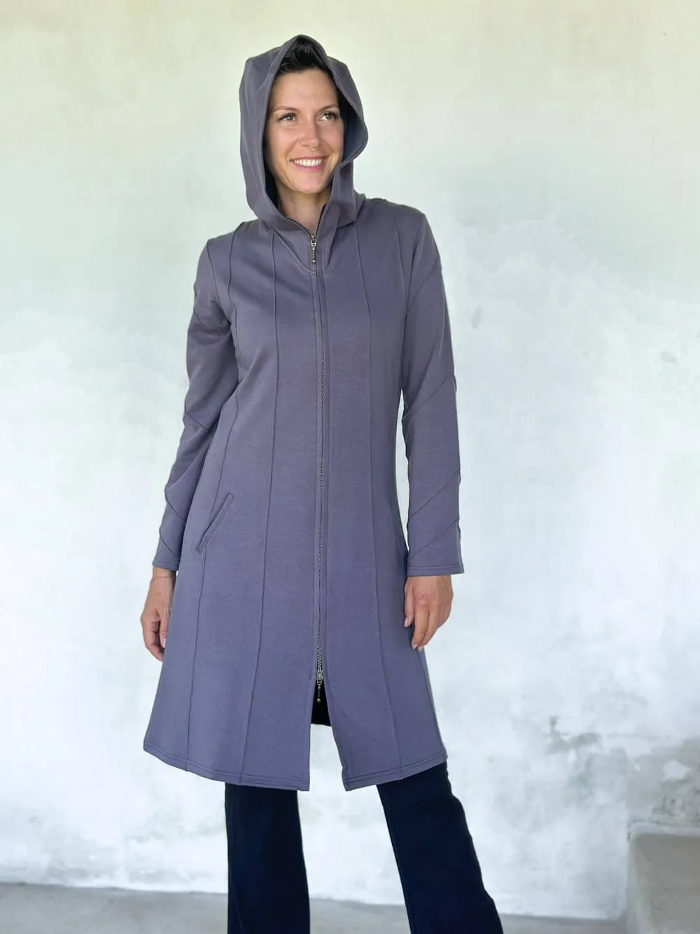 Bamboo Fleece Midi Jacket