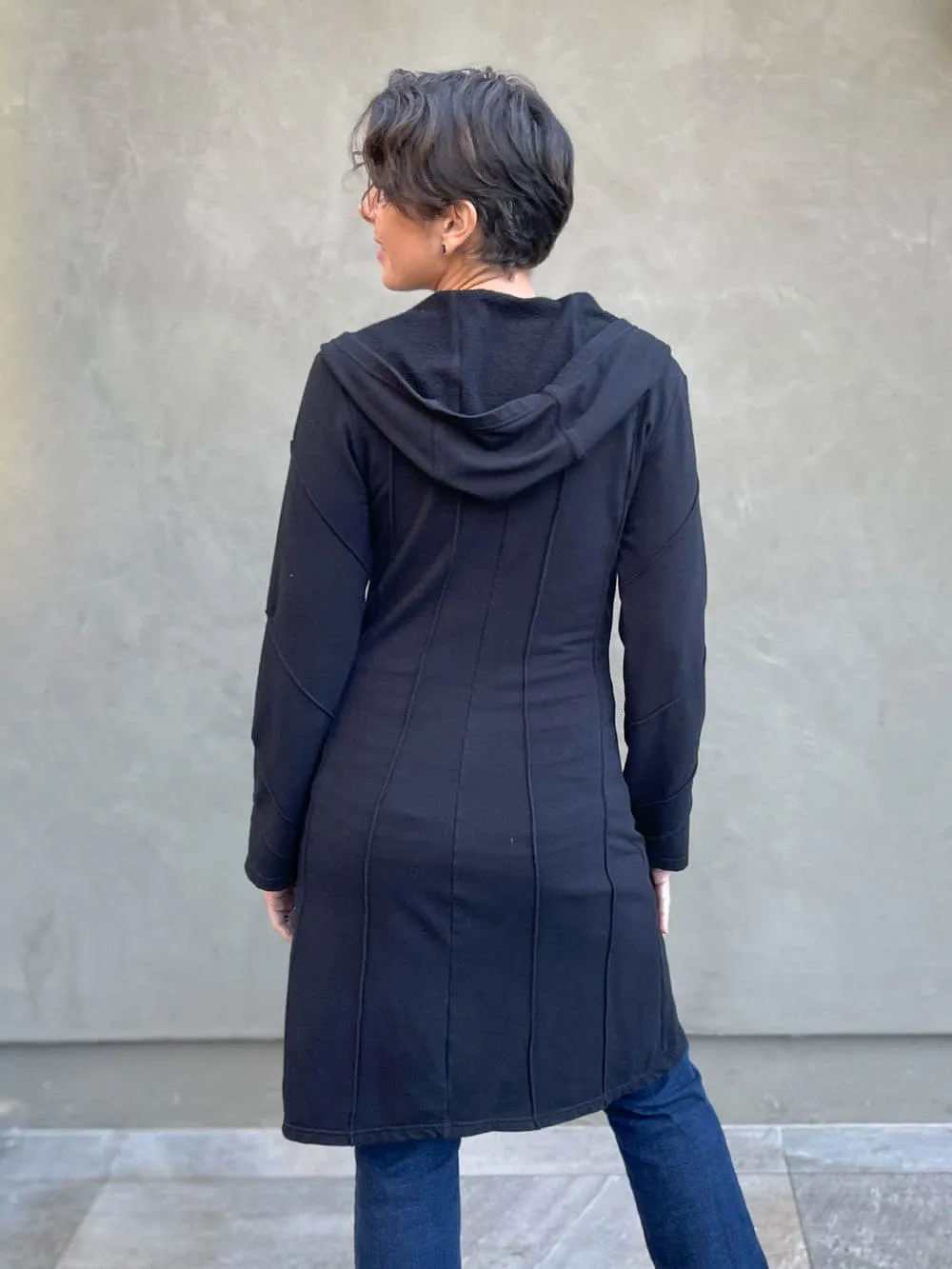 Bamboo Fleece Midi Jacket