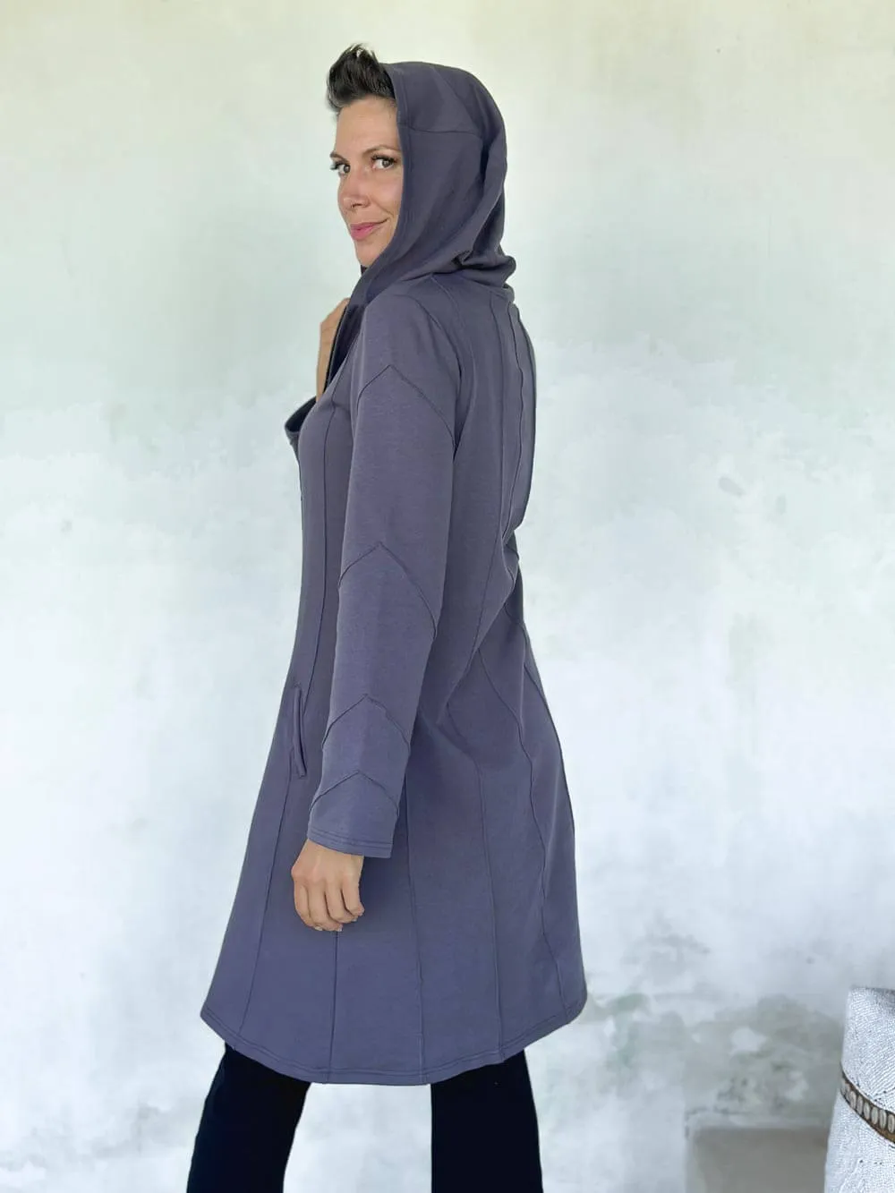 Bamboo Fleece Midi Jacket