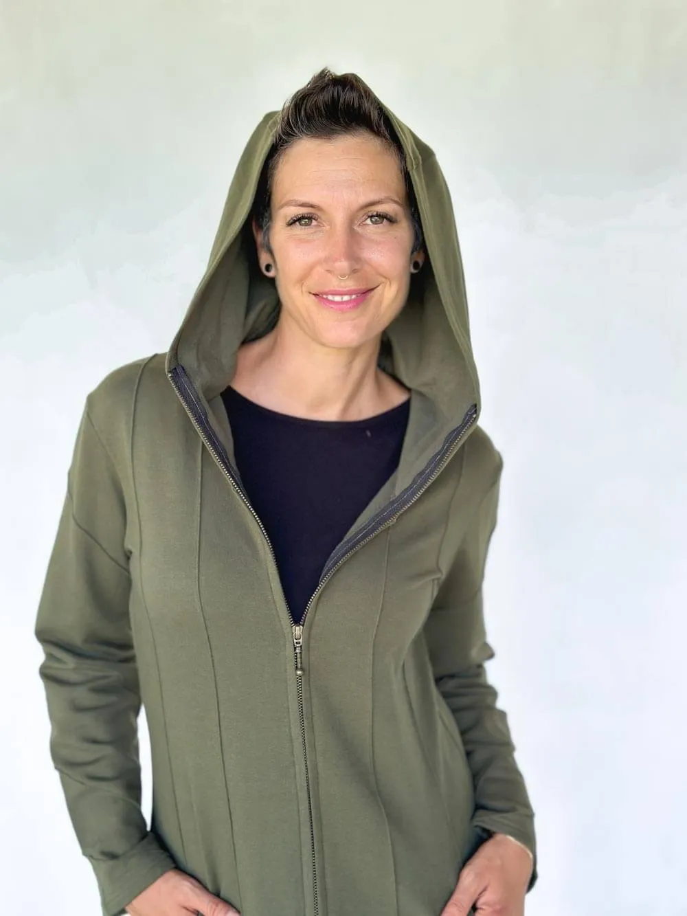 Bamboo Fleece Midi Jacket