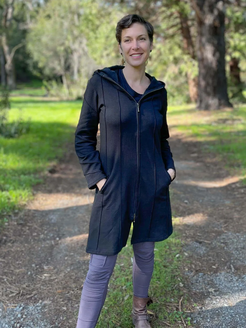 Bamboo Fleece Midi Jacket