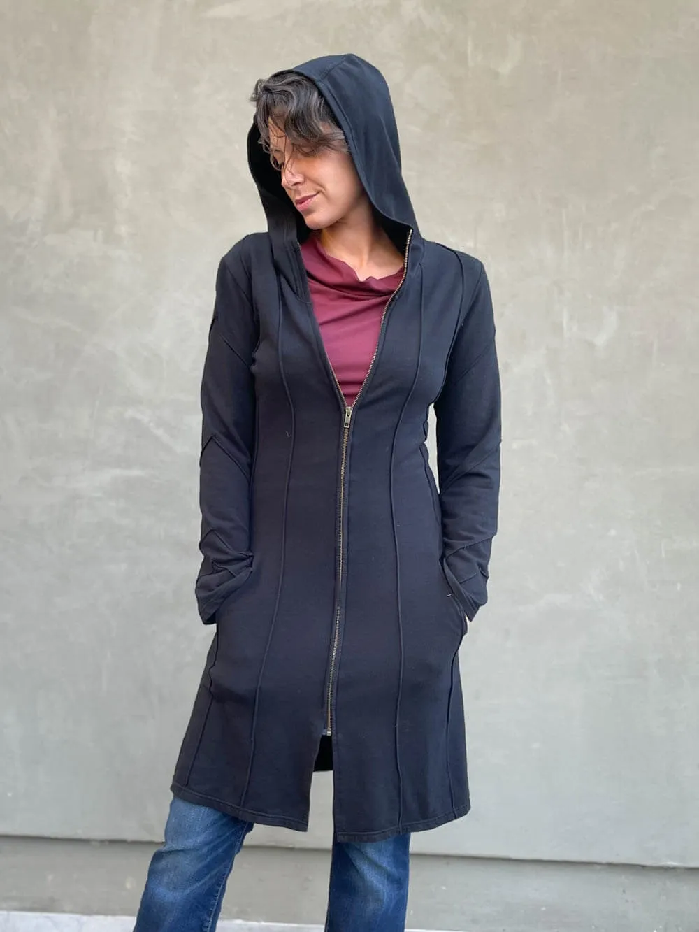 Bamboo Fleece Midi Jacket