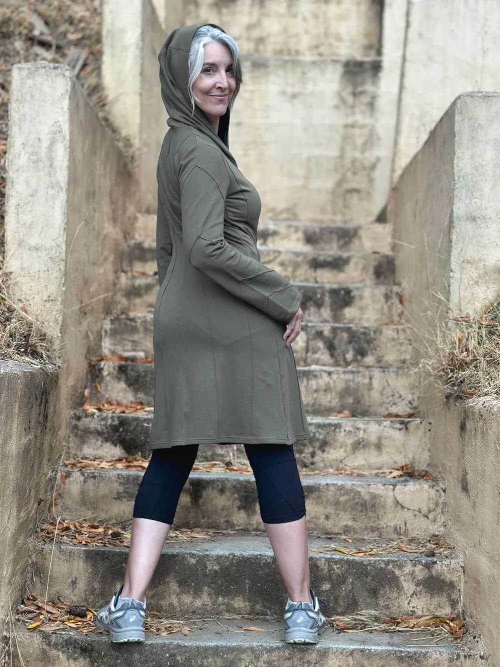 Bamboo Fleece Midi Jacket