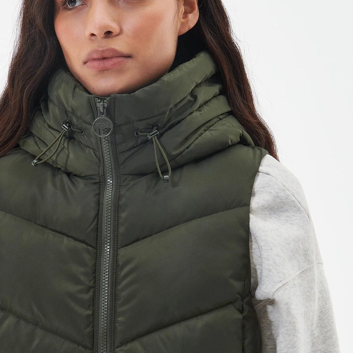 Barbour International Boston Gilet In Green