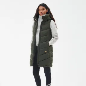 Barbour International Boston Gilet In Green