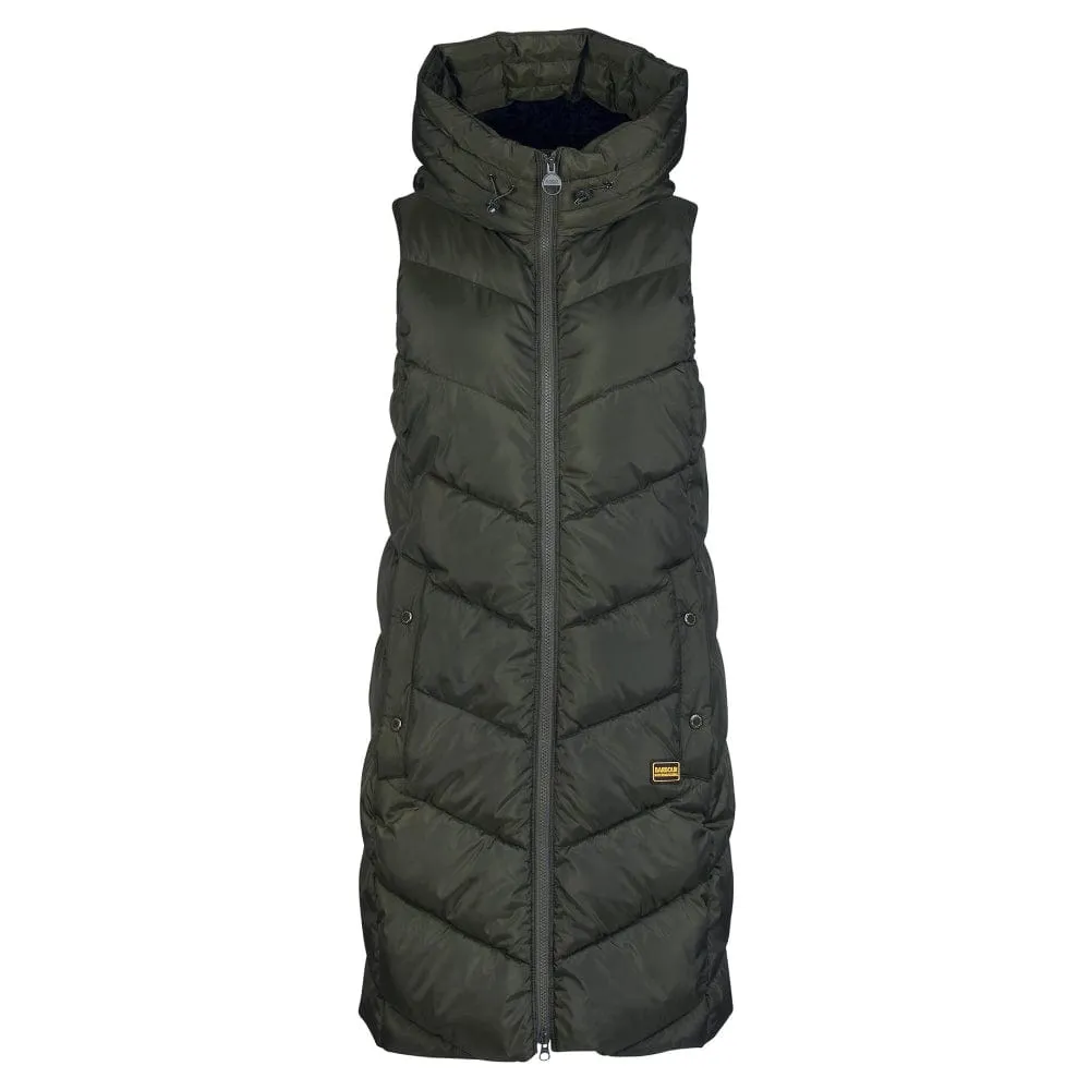 Barbour International Boston Gilet In Green