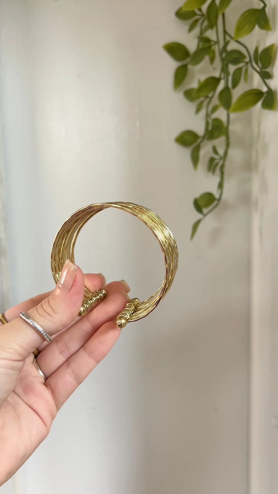 Becalmed • Brass Bangle Cuff