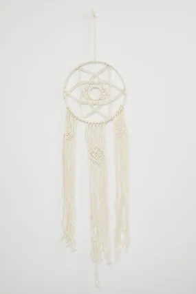 Beige Macrame Wall Hanger