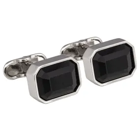 Black Crystal Cufflinks