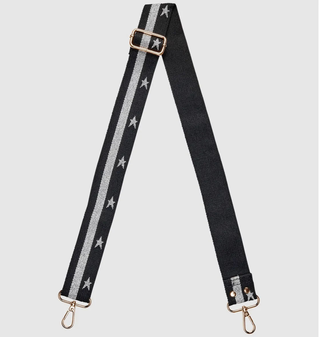 Black Silver Star Bag Strap