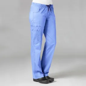 Blossom Pintuck Cargo Pant XS-2XL by Maevn / Ceil Blue