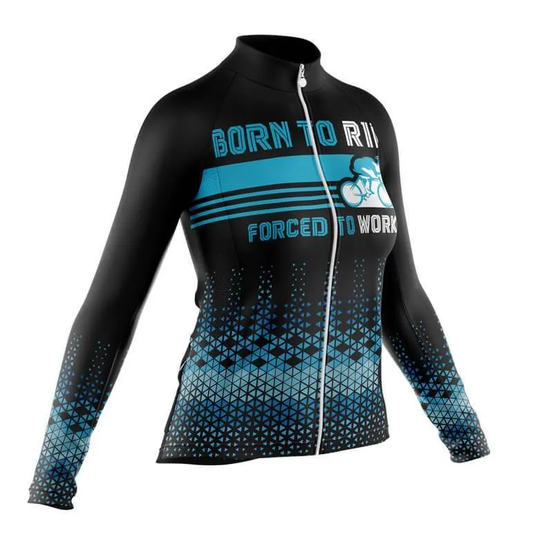 Born to ride, Force to work Long Sleeve Club Jersey (V1)/(V2)