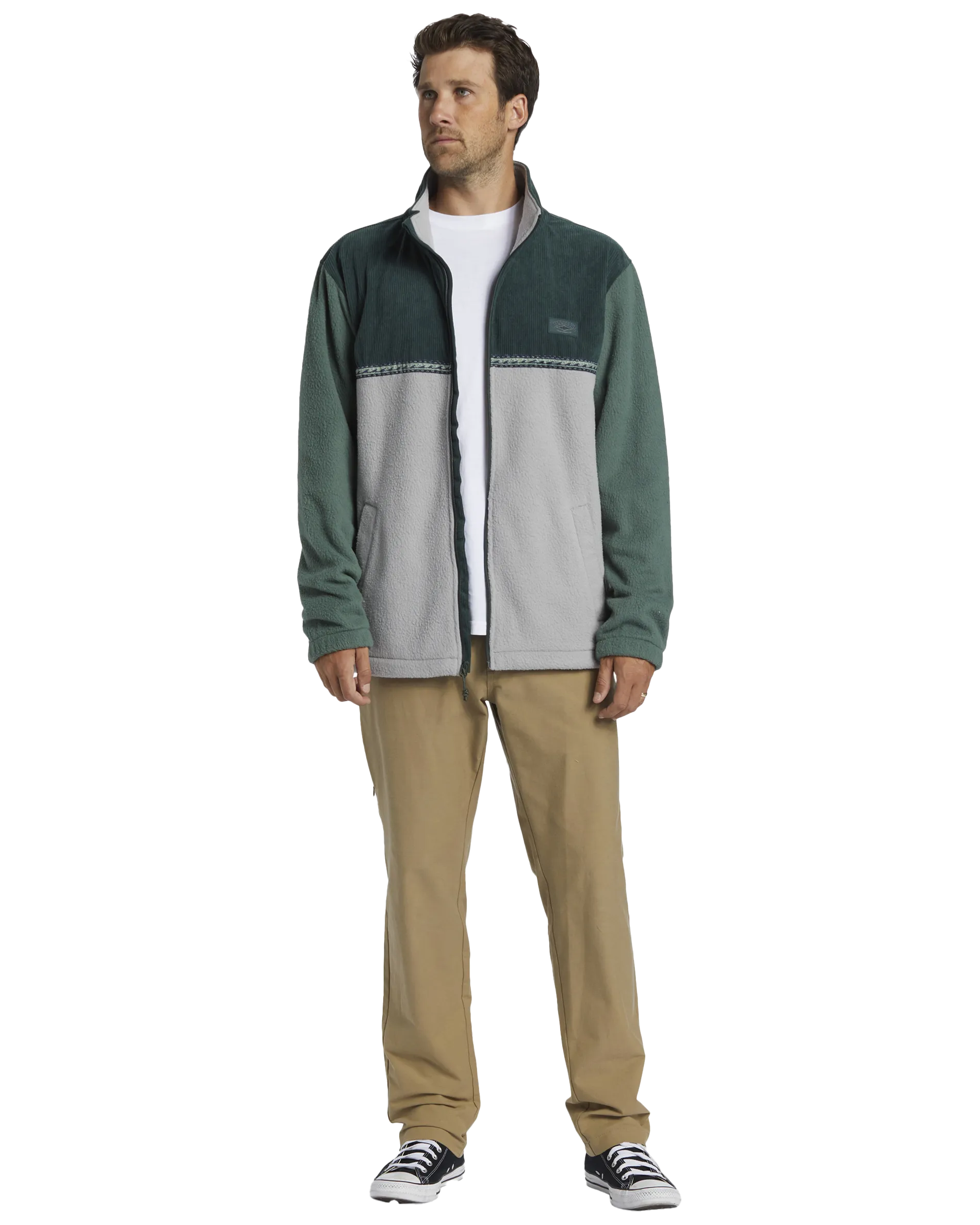 Boundary Trail Zip Fleece Jacket in Forest Green