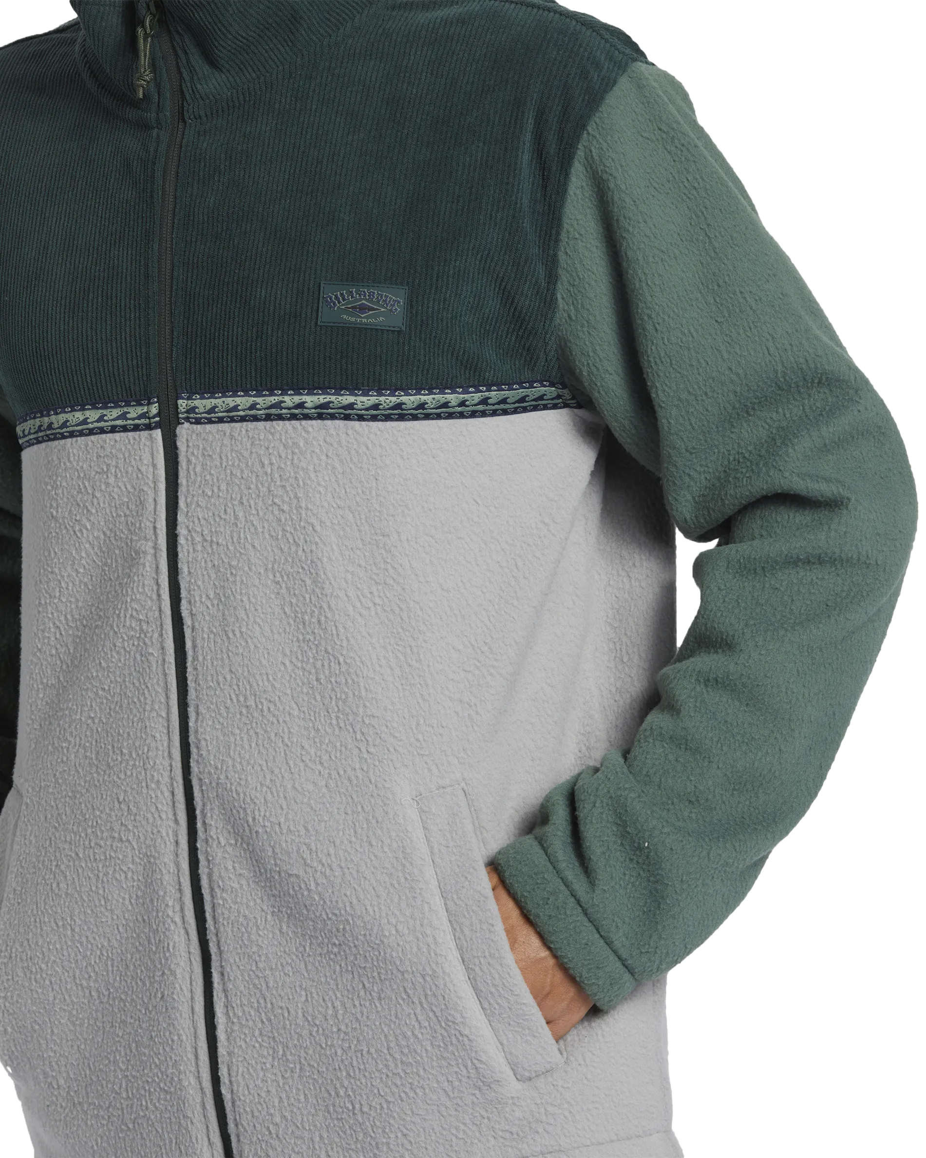 Boundary Trail Zip Fleece Jacket in Forest Green