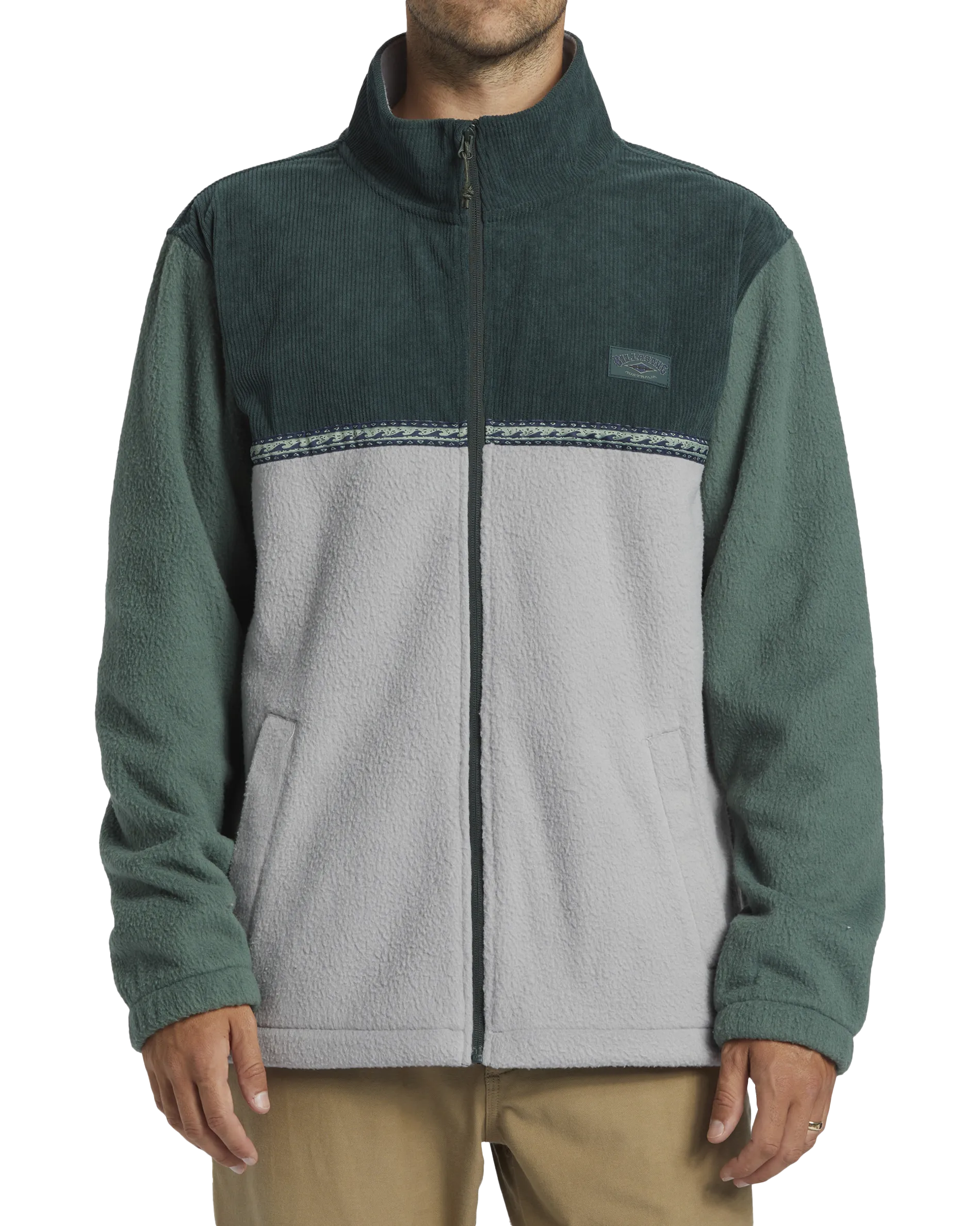 Boundary Trail Zip Fleece Jacket in Forest Green