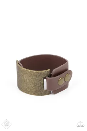 Bracelet Studded Synchronism - Brass B2039