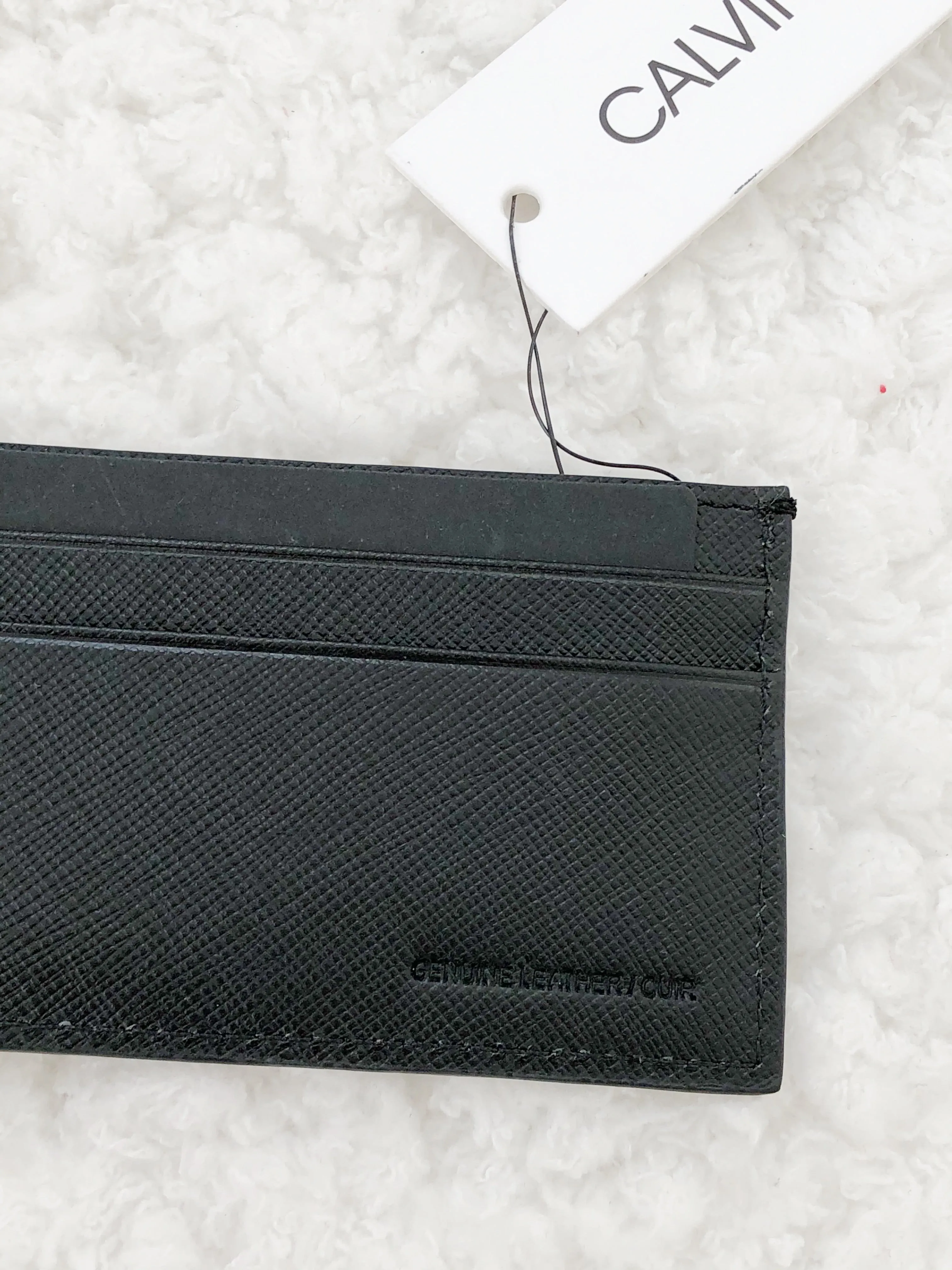 Calvin Klein Matte Saffiano Card Case