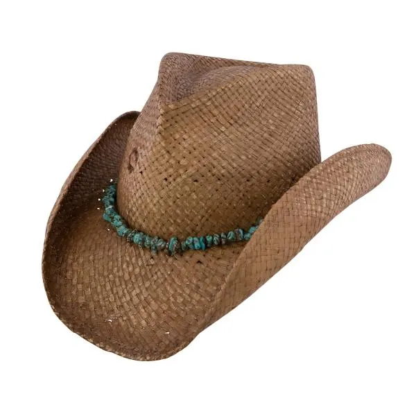 Charlie 1 Horse Western Straw Hat - The Tulum in Brown