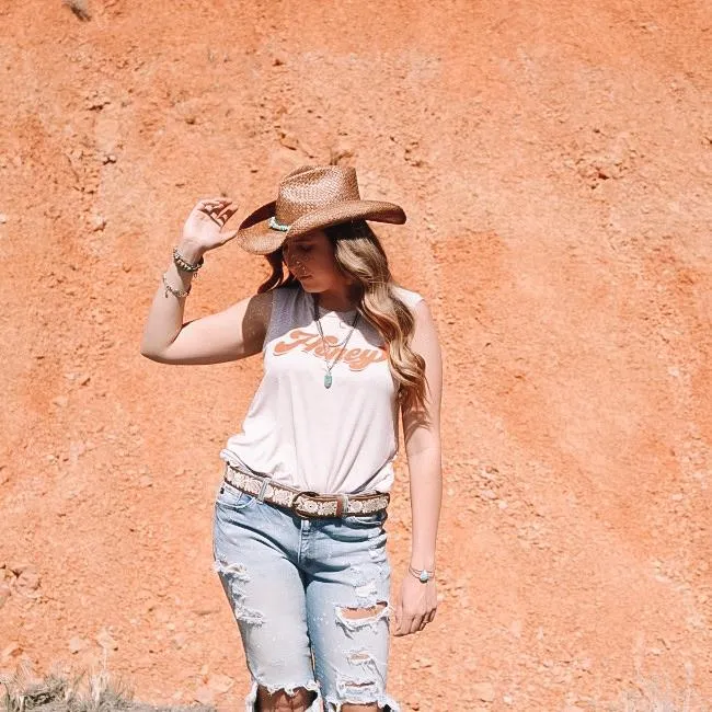 Charlie 1 Horse Western Straw Hat - The Tulum in Brown