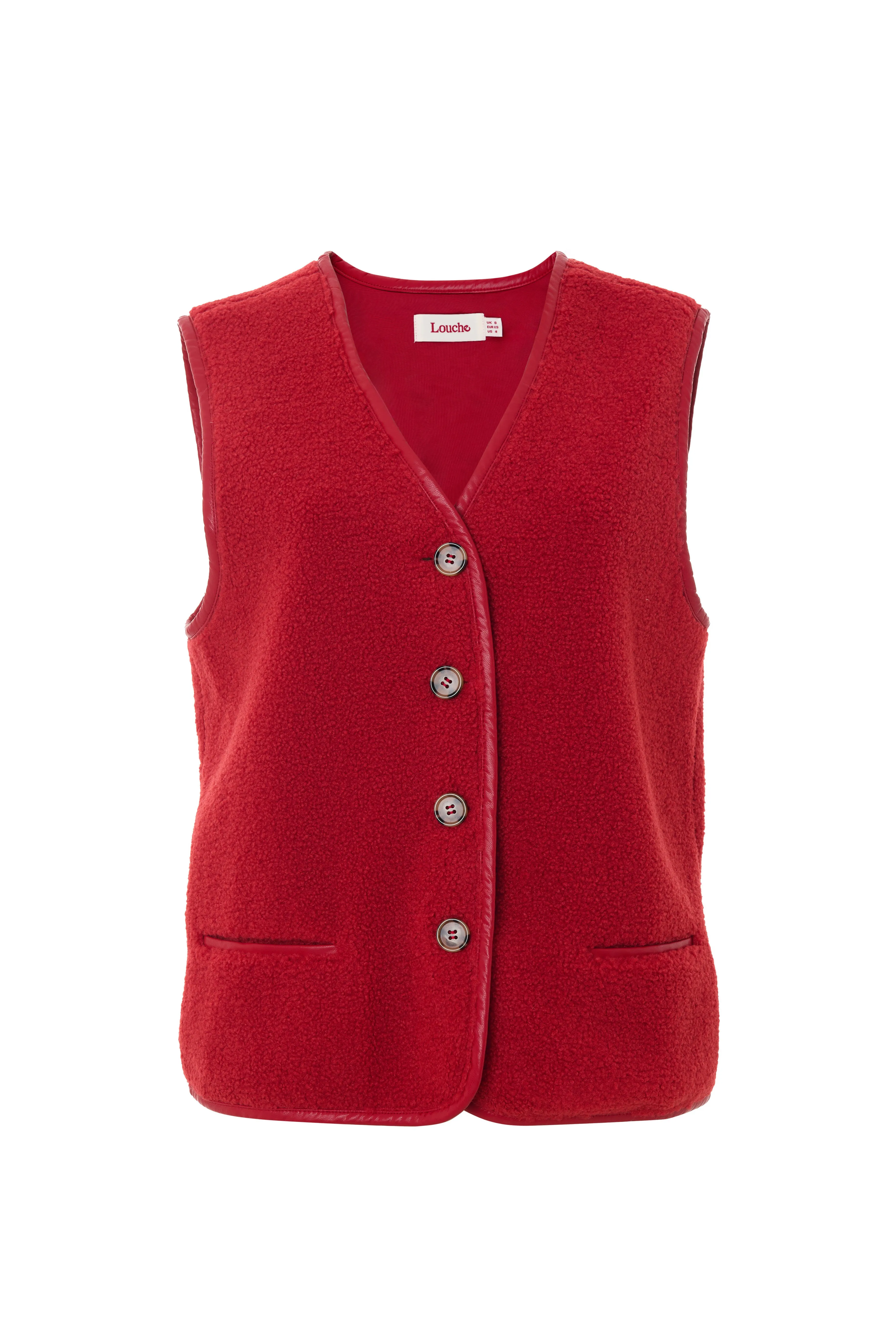 Chris Borg Waistcoat - Red