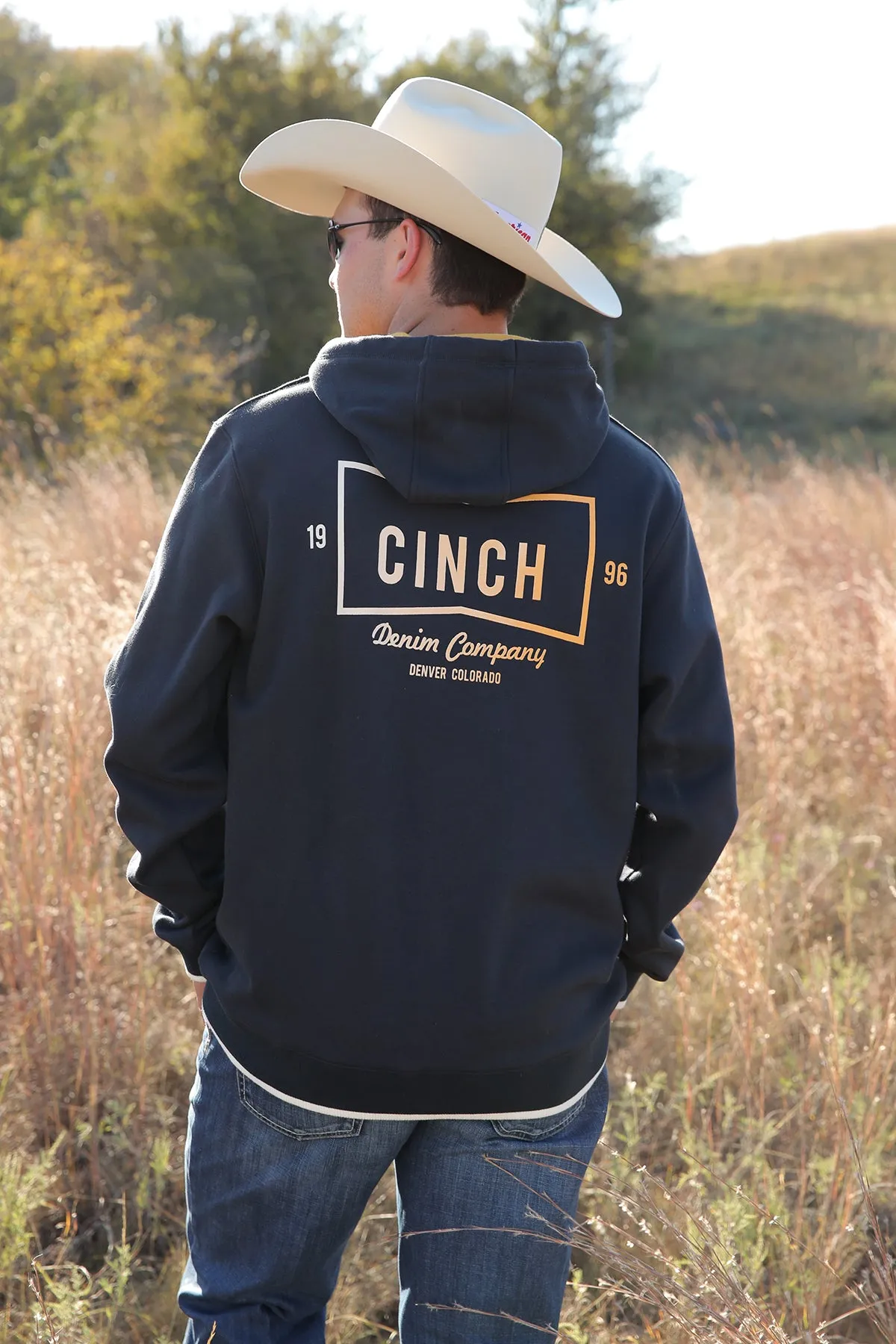 Cinch Men's Navy Hoodie