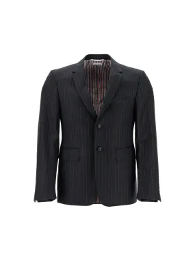 Classic Pinstriped Twill Sport Coat