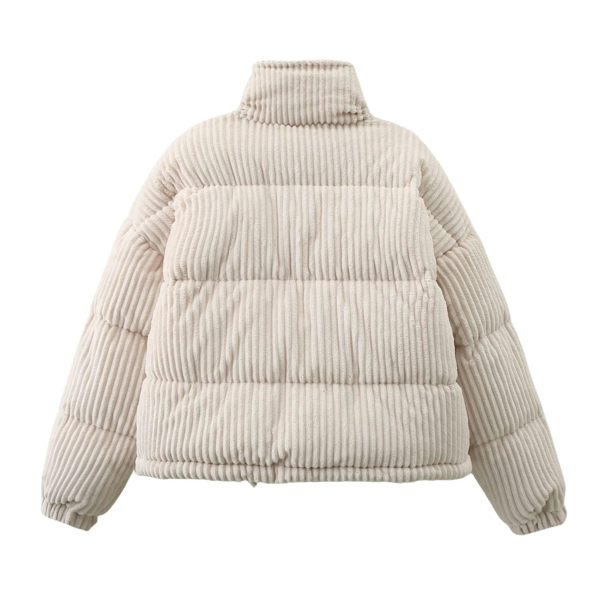 Corduroy Jacket Comfort Short Loose Cotton Puffer Jacket