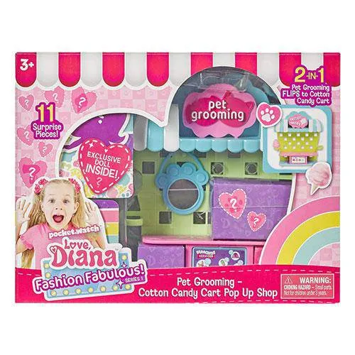 DONATE THIS TOY - Pirate Toy Fund -  Love Diana Fashion Fab 3.5 Inch Pet Grooming 2 in 1 Playset