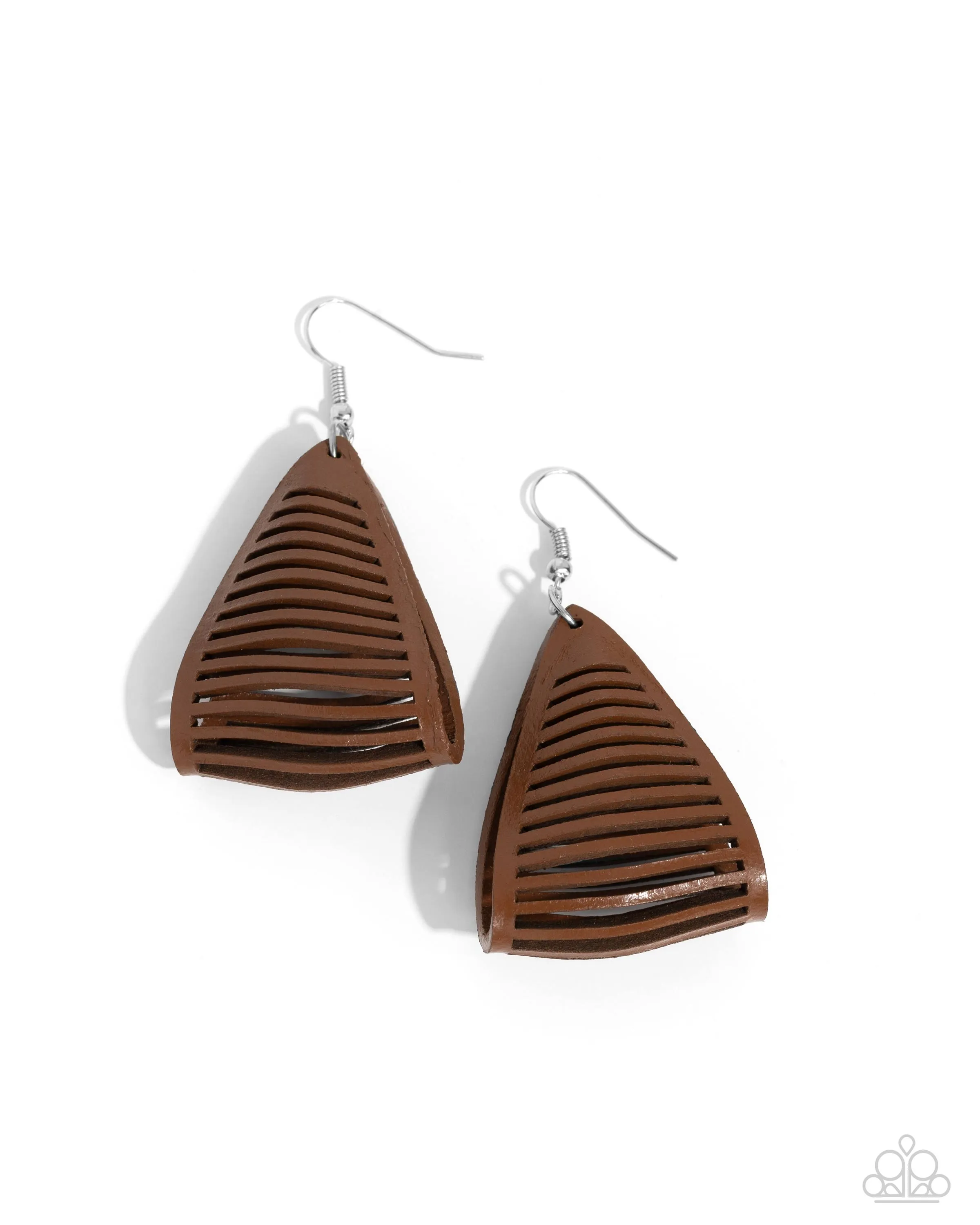 Earrings In and OUTBACK - Brown