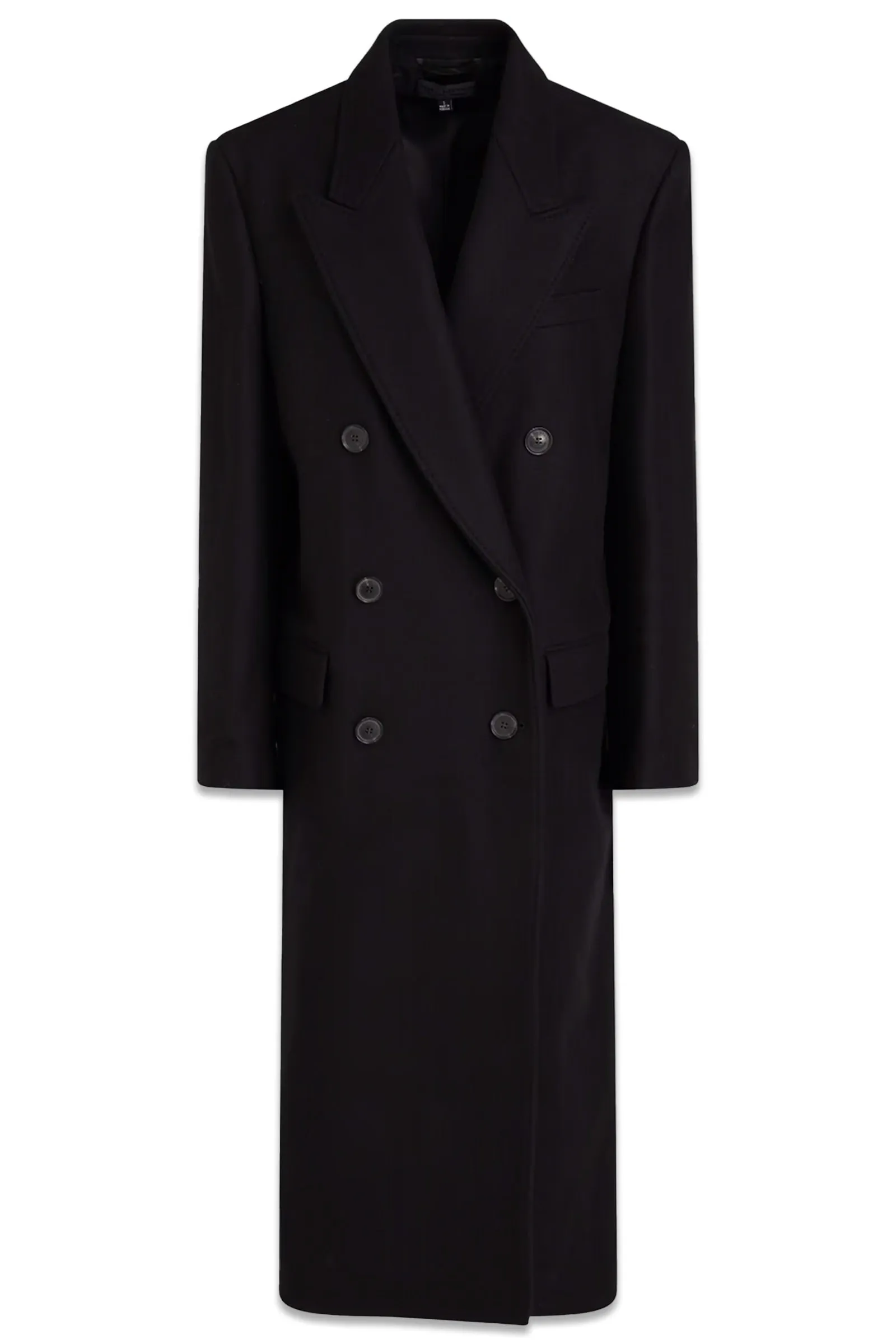 Edmont Double-Breasted Wool-Blend Felt Coat