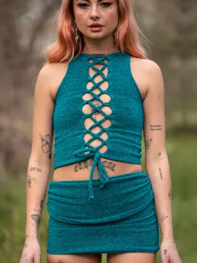 *EXCLUSIVE* HAVEN TOP - GREEN