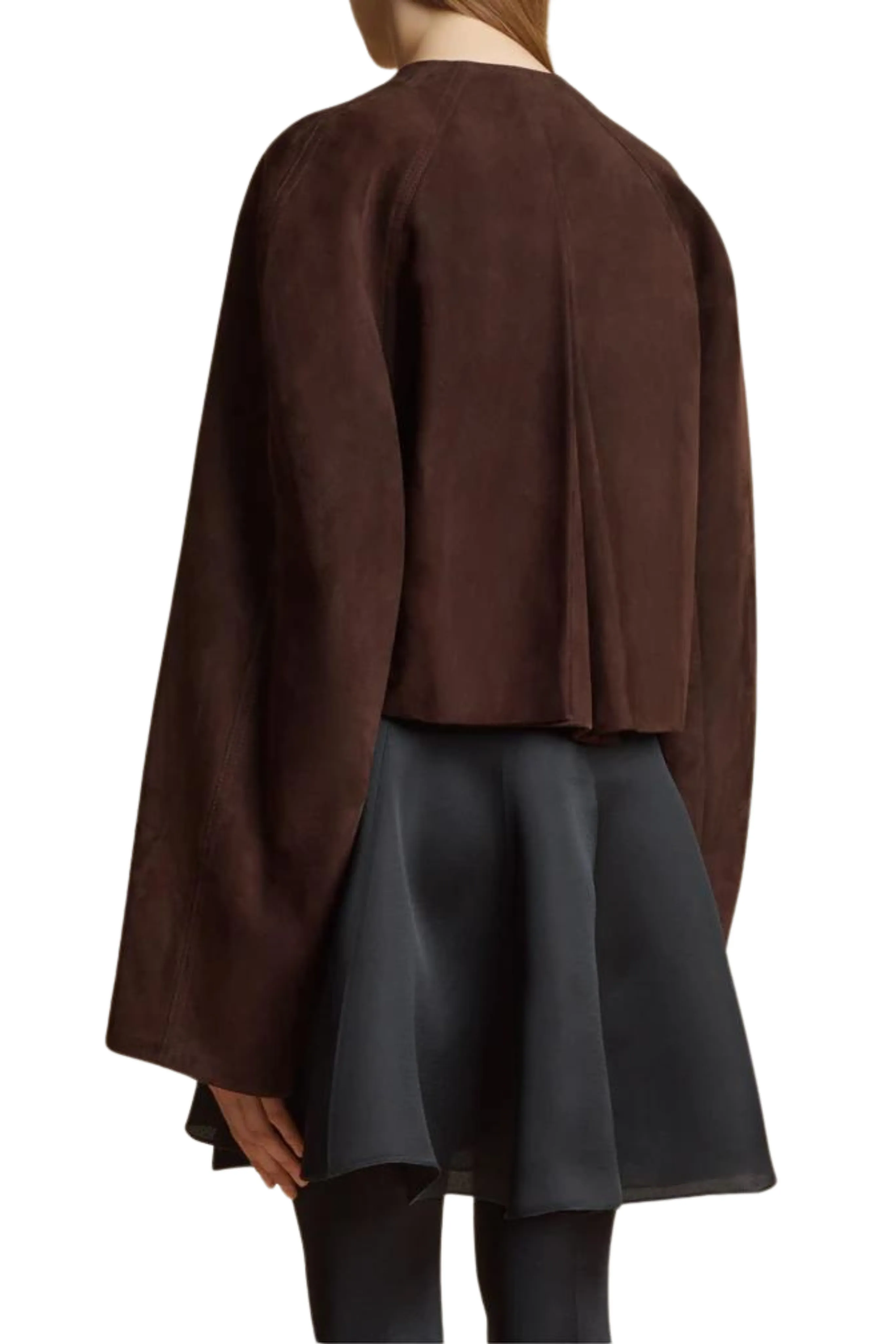 Garothy Suede Cropped Jacket