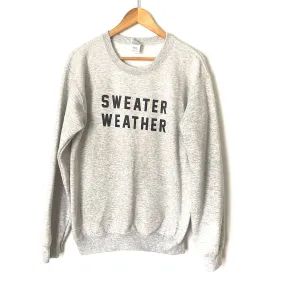 Gildan Grey “Sweater Weather” Pullover- Size S