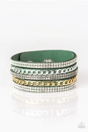 Green Urban Bracelet Fashion Fiend - Paparazzi Accessories